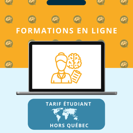 Formations en ligne – Tarif étudiant (Hors Québec)