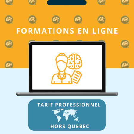 Formations en ligne - Tarif professionnel (Hors Québec)