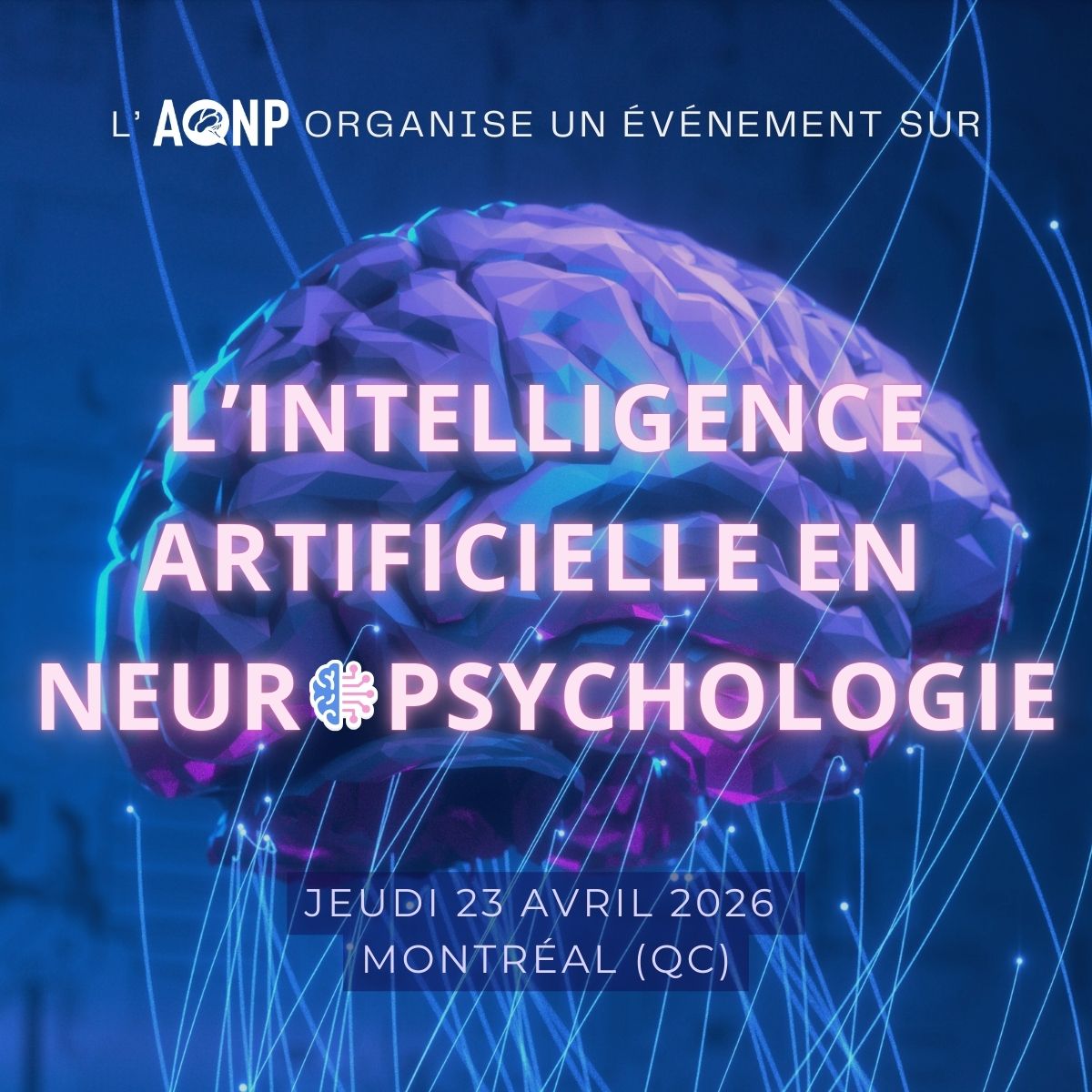 Événement IA - AQNP 2026 (visuel boutique)