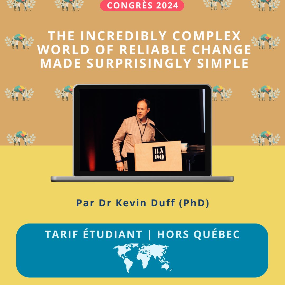 RELIABLE CHANGE INDEX - Tarif étudiant (HQ)