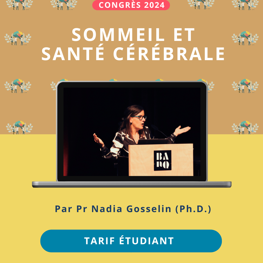 SOMMEIL ET SANTÉ CÉRÉBRALE - Tarif étudiant