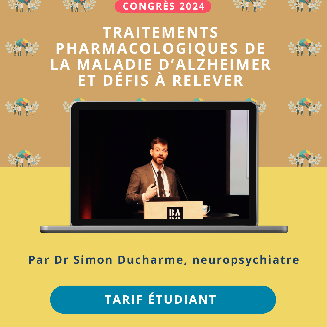 TRAITEMENTS PHARMACOLOGIQUES DE LA MALADIE D_ALZHEIMER - Tarif étudiant